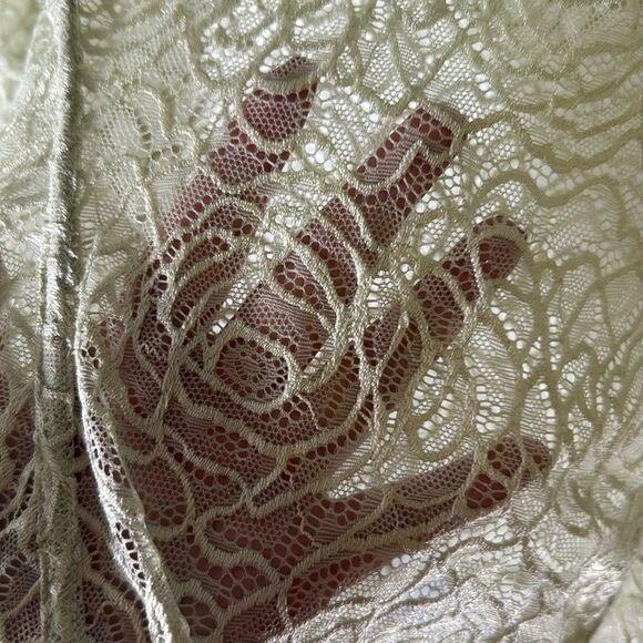 NWOT- Free People- in my head sage green sheer lace bodysuit- Size XS - Picture 6 of 11